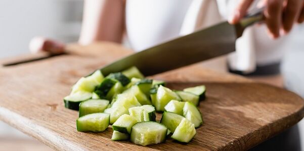 Cucumbers - sayur low-kalori pikeun unloading