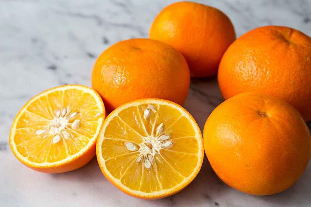Menu diet kimiawi kalebet buah jeruk anu ngaduruk lemak