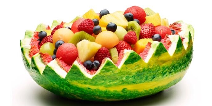 buah beri sareng buah pikeun ngirangan beurat badan